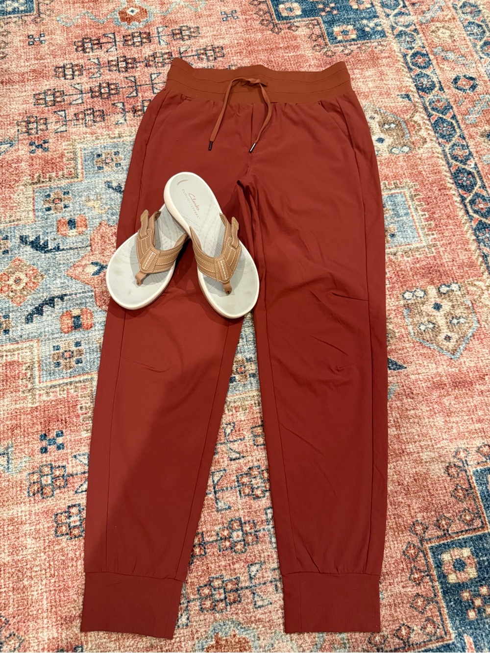CRZ YOGA Women’s  Rust Red Jogger Track Pants